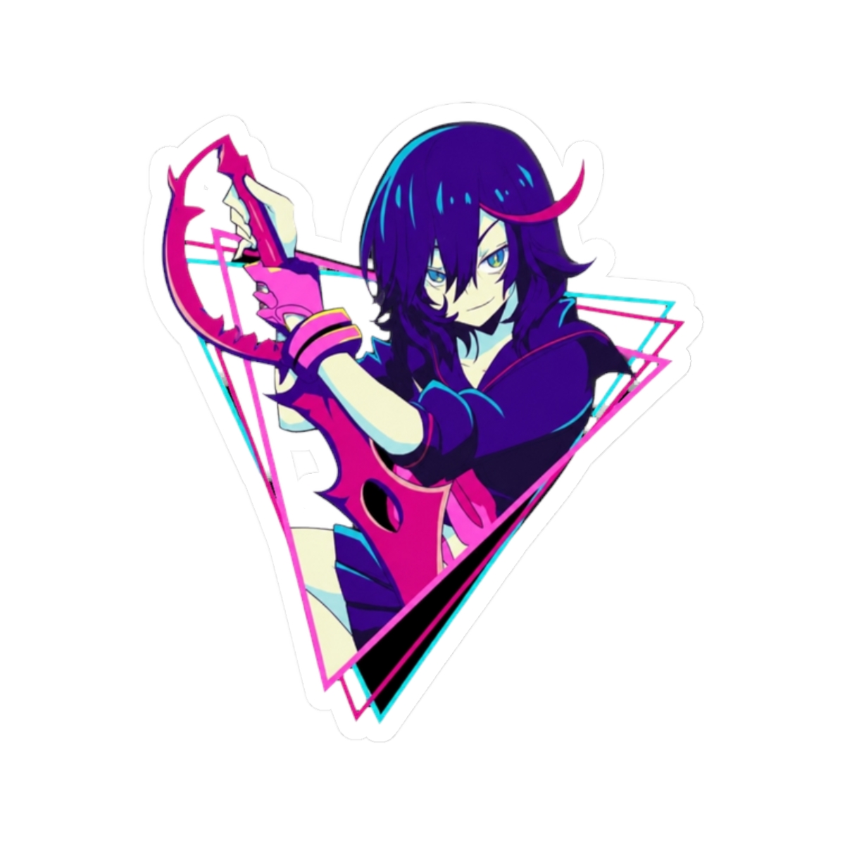 Kill La Kill - Ryuko Matoi Sticker - alternate angle 3, merchandise