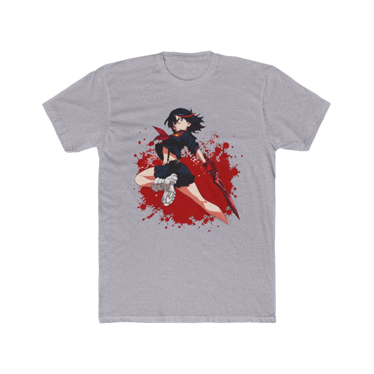 Kill La Kill Ryuko Matoi and Senketsu White T Shirt - alternate angle 4, merchandise