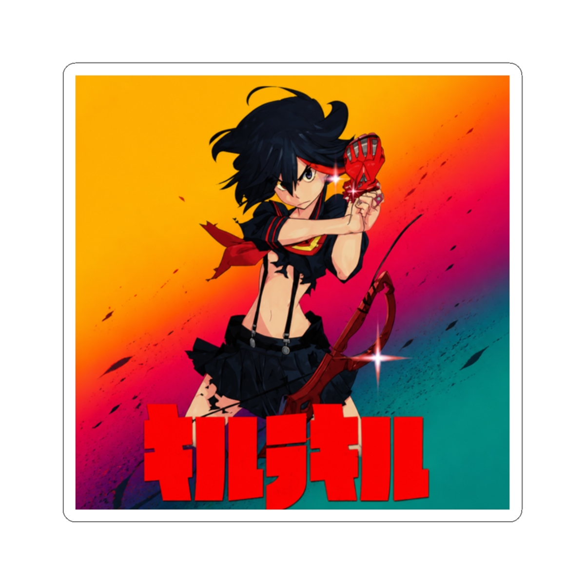 kill la kill ryuko sticker - alternate angle 3, merchandise