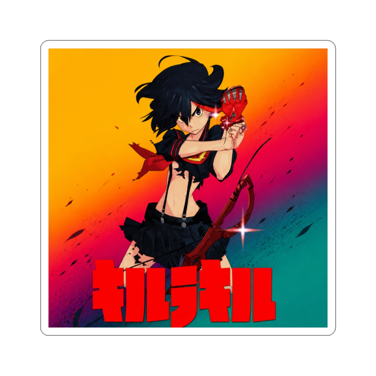 kill la kill ryuko sticker - alternate angle 1, merchandise
