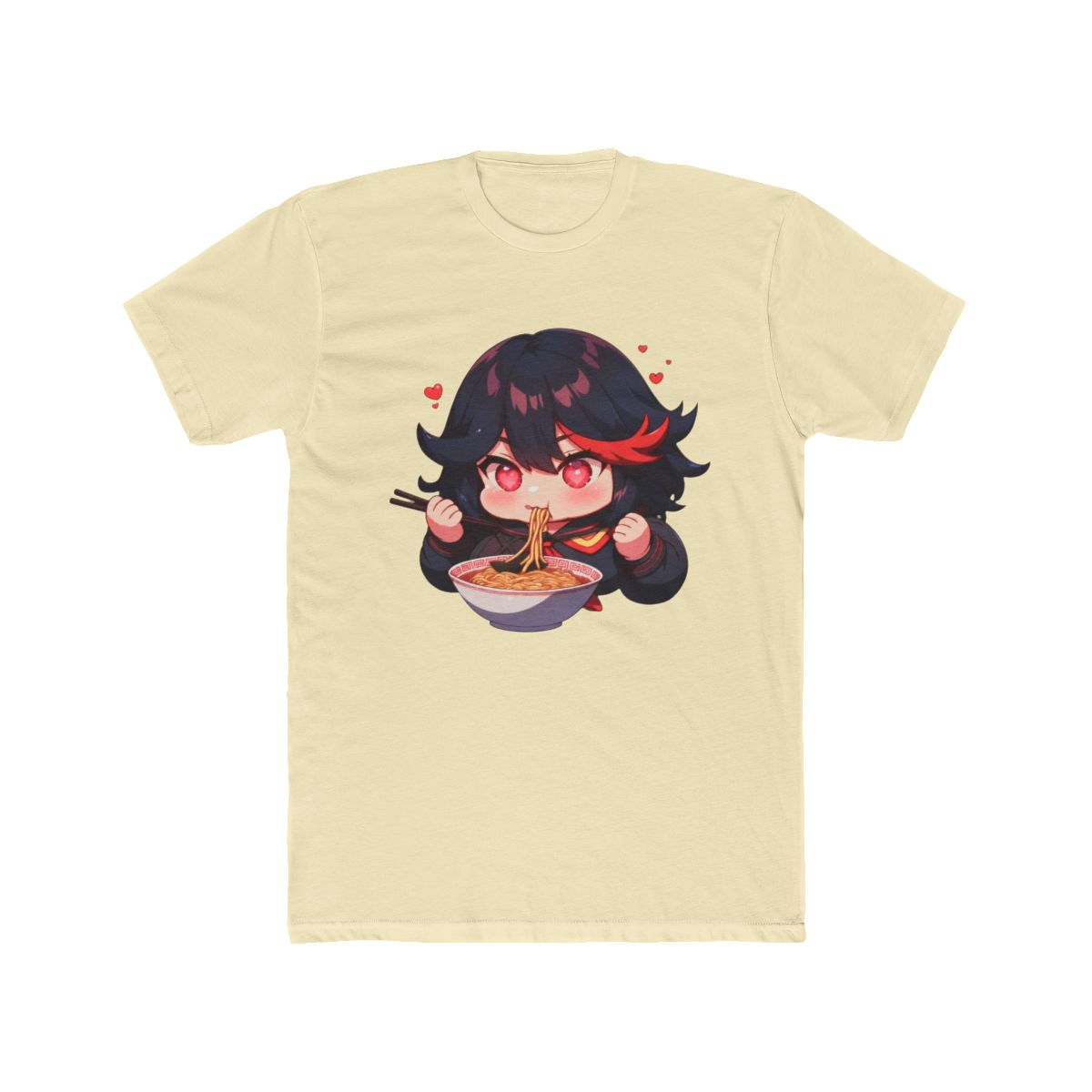 Ryuko Matoi Kill La Kill Ramen Chibi With Heart Eyes T Shirt
