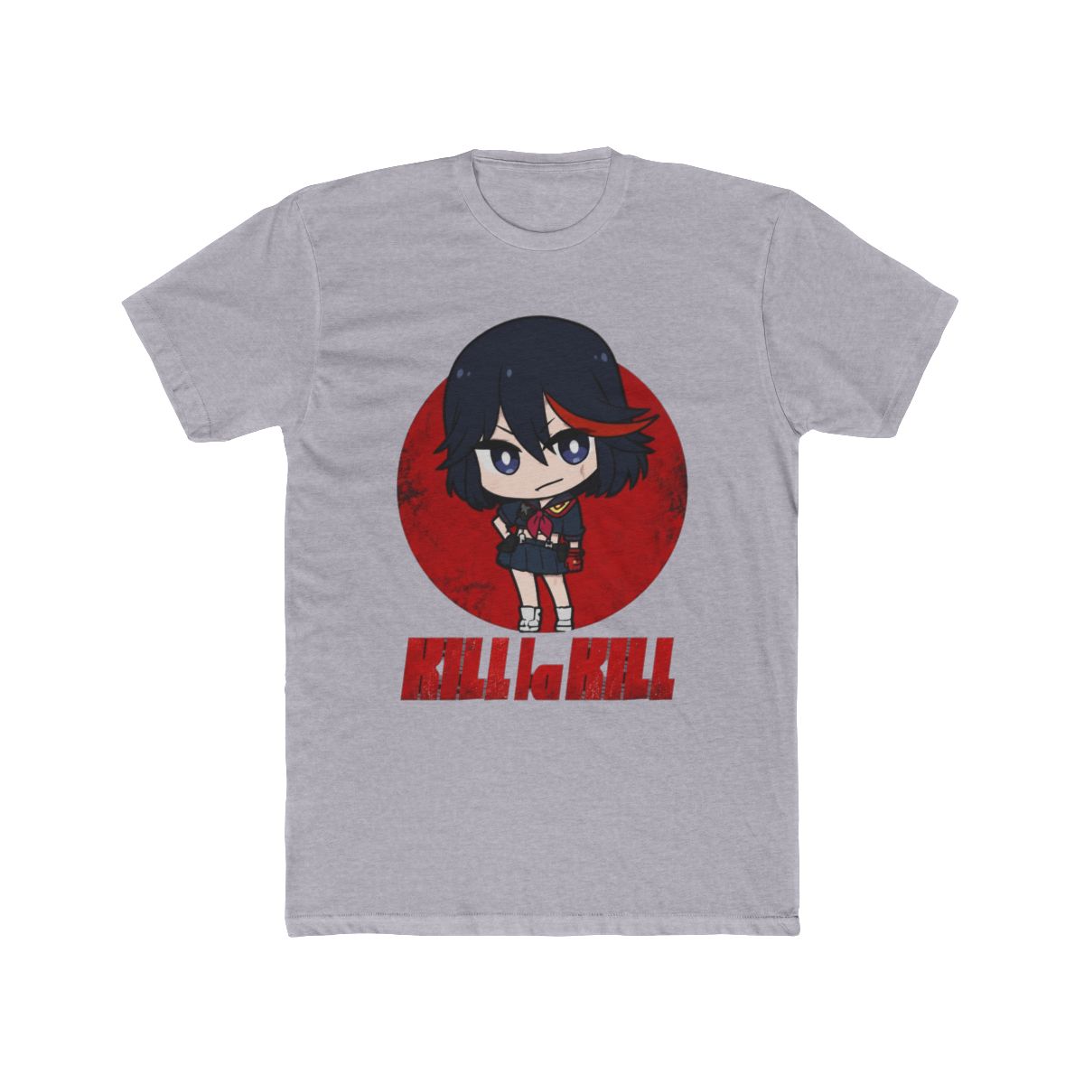 Kill La Kill Chibi Ryuko Matoi Adult Black Short Sleeve T Shirt -3XL - alternate angle 3, merchandise
